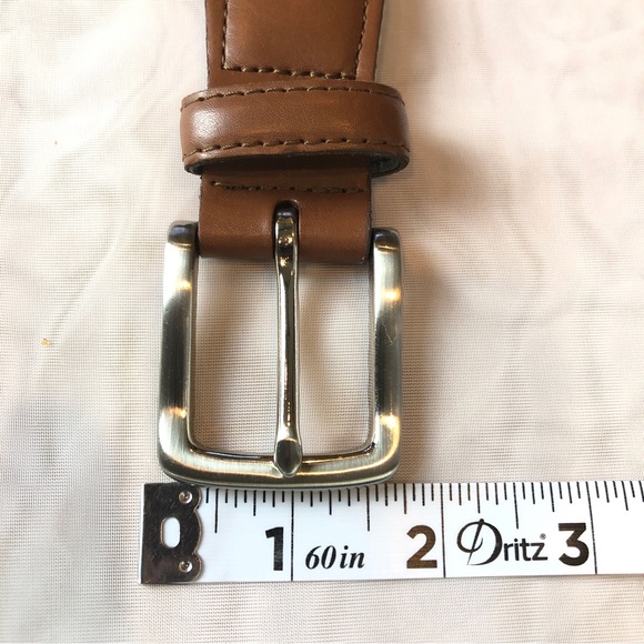 JAAK Belt Men L Madras Plaid Blue Red GreenCanvas Cotton Woven Synthetic Leather - Picture 9 of 14